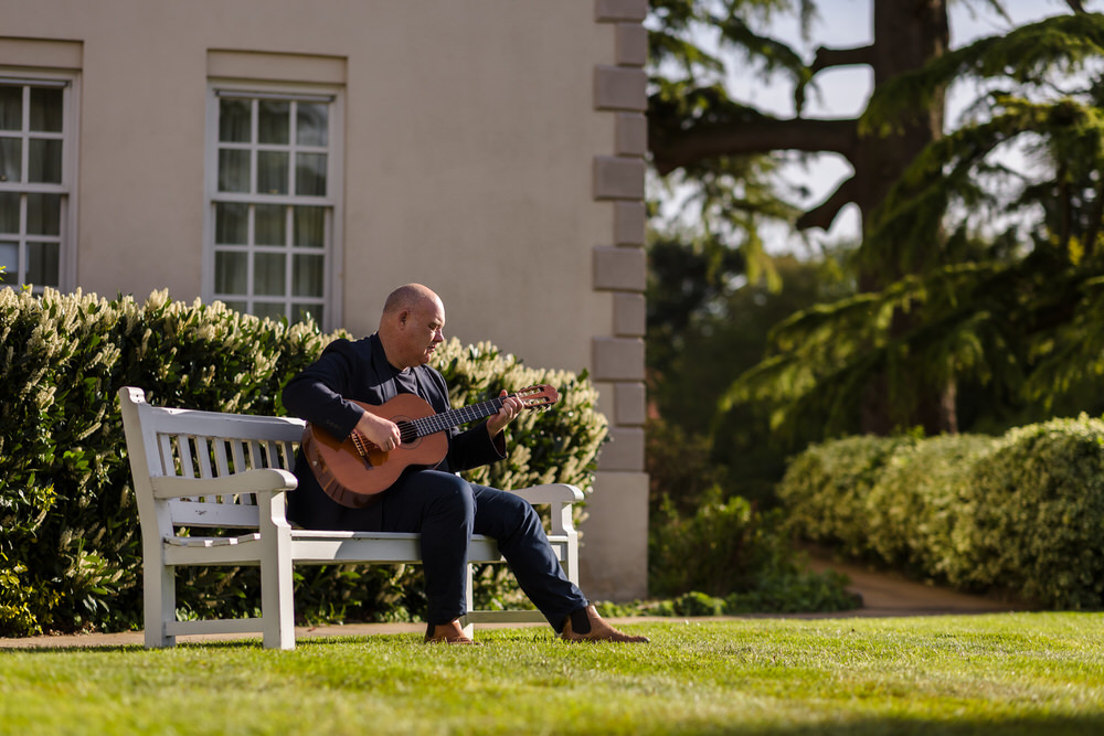 Stuart Toogood at a wedding venue in Warwickshire